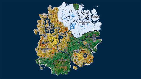 fortnite chapter 4 season 1 map